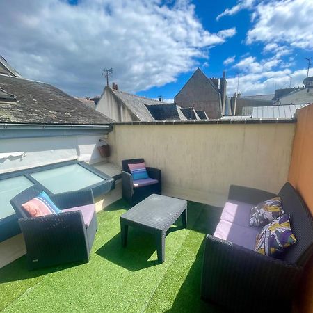 Charmant Appartement Avec Terrasse Entre Centre-Ville Et Plages De 孔卡尔诺 外观 照片